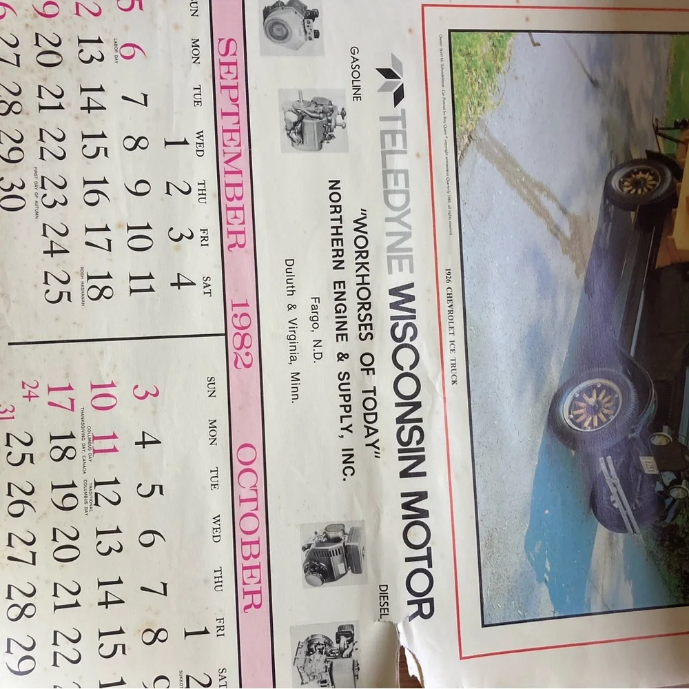 Vintage Calendar